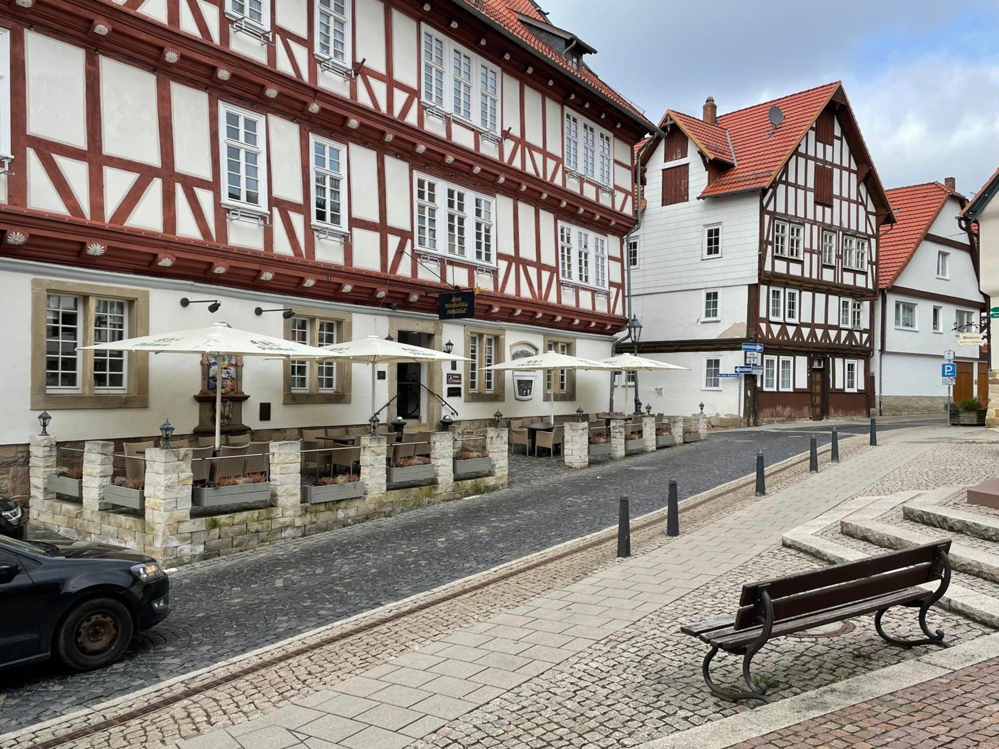 Altes Rathaus Hotel-Restaurant-Cafe Wolfhagen Exteriér fotografie